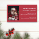 Search for santa claus business cards Celebration