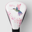 Search for hummingbird golf head covers Watercolor