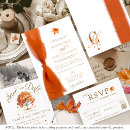 Search for fall leaves wedding invitations Calligraphy script