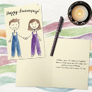 Search for humorous anniversary cards Husband and wife