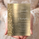 Search for metallic wedding invitations Chic
