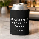 Search for bachelor party can coolers For him
