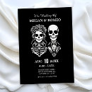 Search for rock and roll wedding invitations Gothic