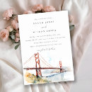 Search for san francisco wedding invitations Golden gate bridge