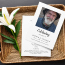 Search for elegant funeral programs Modern
