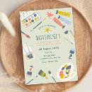 Search for art school graduation invitations Watercolor