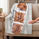 Search for pet memorial blankets Remembrance
