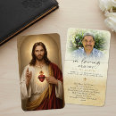 Search for sacred heart prayer cards In loving memory