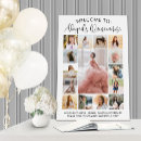 Search for quinceanera decor Black and white