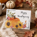 Search for sunflower holiday cards Harvest