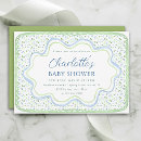 Search for blue and green baby shower invitations For her