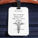 Search for doctor luggage tags Funny