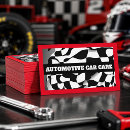 Search for checkered flag business cards Black and white