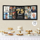 Search for 75th birthday banners Modern