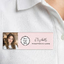 Search for salon name tags Blush pink