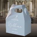 Search for baptism favor boxes Dusty blue