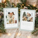 Search for green christmas cards Family photo