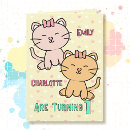 Search for twins 1st birthday cards Adorable