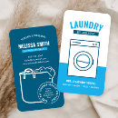 Search for washing laundry business cards Modern