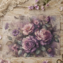 Search for vintage roses tissue paper Botanical