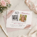 Search for 60 and fabulous invitations Elegant