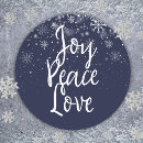 Search for peace love joy stickers Merry christmas