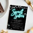 Search for girls sweet 16 invitations Glam girly