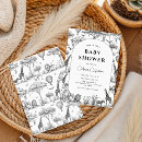 Search for black and white baby shower invitations Giraffe