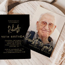 Search for 90th photo birthday invitations Milestone
