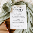 Search for weekend itinerary wedding invitations Timeline
