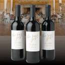 Search for engagement wine labels Modern minimalist