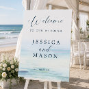Search for beach welcome wedding signs Sea