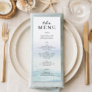 Search for beach wedding menus Blue