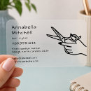 Search for black plastic business cards Salon