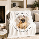 Search for french bulldog blankets Frenchie