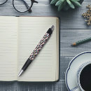 Search for floral writing supplies Black