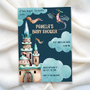 Search for dragon baby shower invitations Fairytale