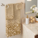 Search for metallic gold bath bath towels For her