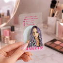 Search for acrylic artist business cards Beauty