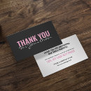 Search for boutique thank you cards Black