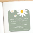 Search for library stickers Baby's first library