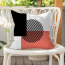 Search for coral color pillows Modern
