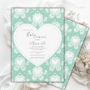 Search for mint green baby shower invitations Elegant