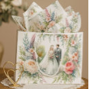 Search for bride and groom gift bags Floral