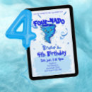 Search for tornado invitations Blue