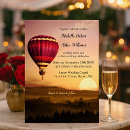 Search for hot air balloon wedding invitations Vintage