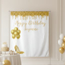 Search for happy birthday backdrops Gold