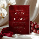 Search for velvet invitations Burgundy