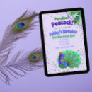 Search for peacock birthday invitations Gold