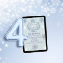 Search for snowflake birthday invitations Frozen